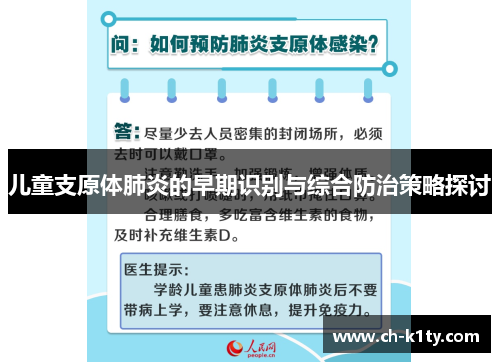 儿童支原体肺炎的早期识别与综合防治策略探讨
